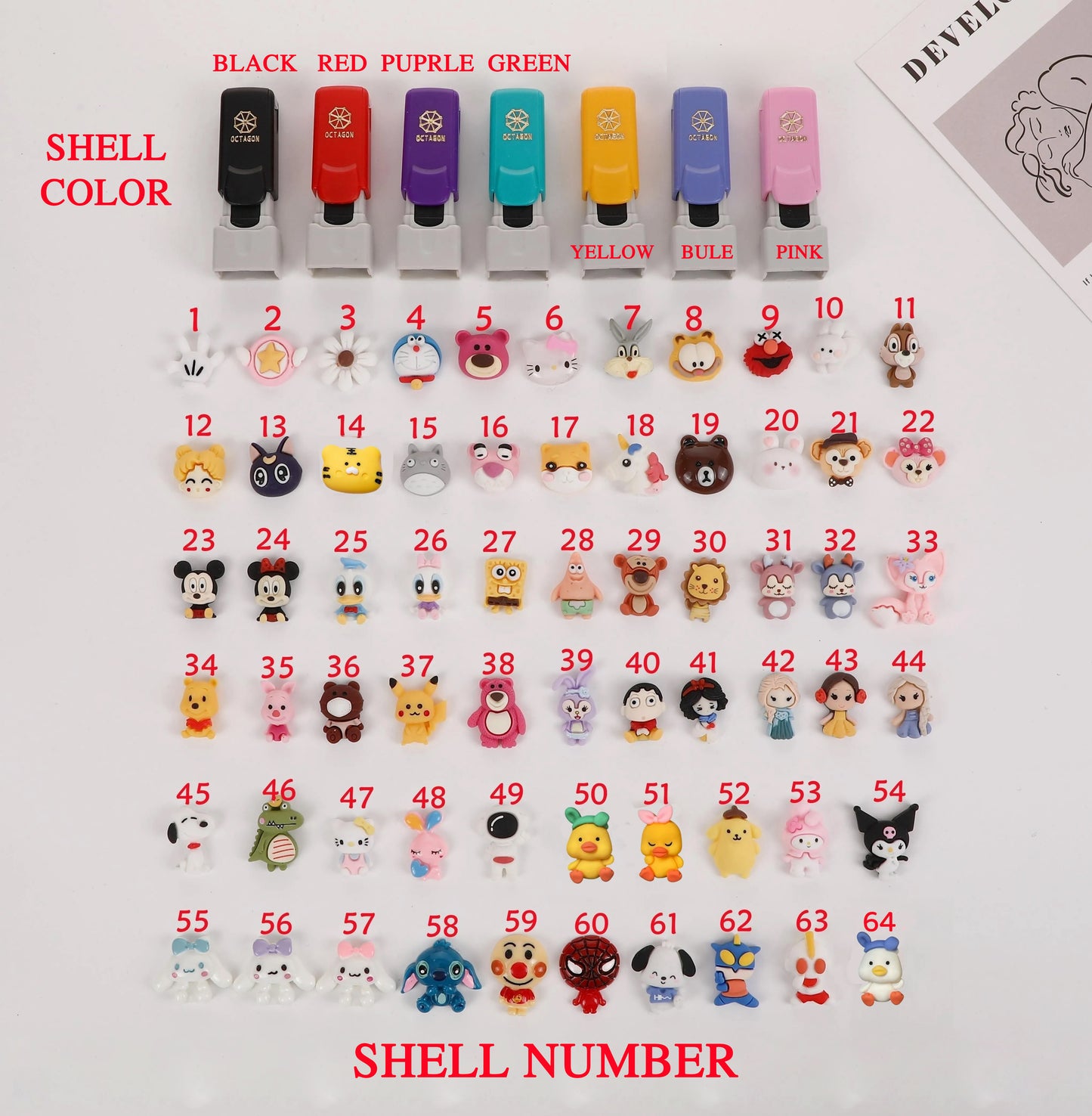 Custom Cartoon Signature Stamp – Personalized Handwritten & Art Design.