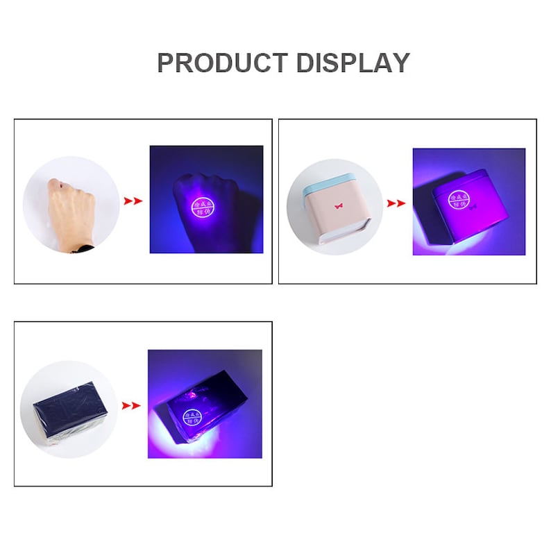 Custom Invisible Seal: Unique Design, Mysterious Light Reveal