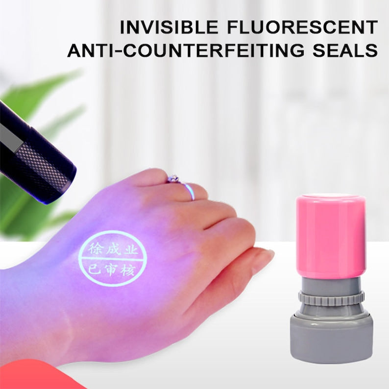 Custom Invisible Seal: Unique Design, Mysterious Light Reveal