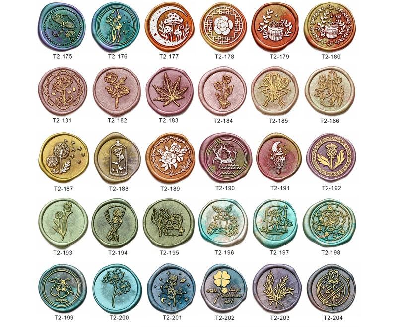 Personalized Wax Seal Stamp, Custom Sealing Wax Stamp, Wedding Invitation Wax Stamp Kit, Wedding Wax Seals Stamp. - wreathloveco