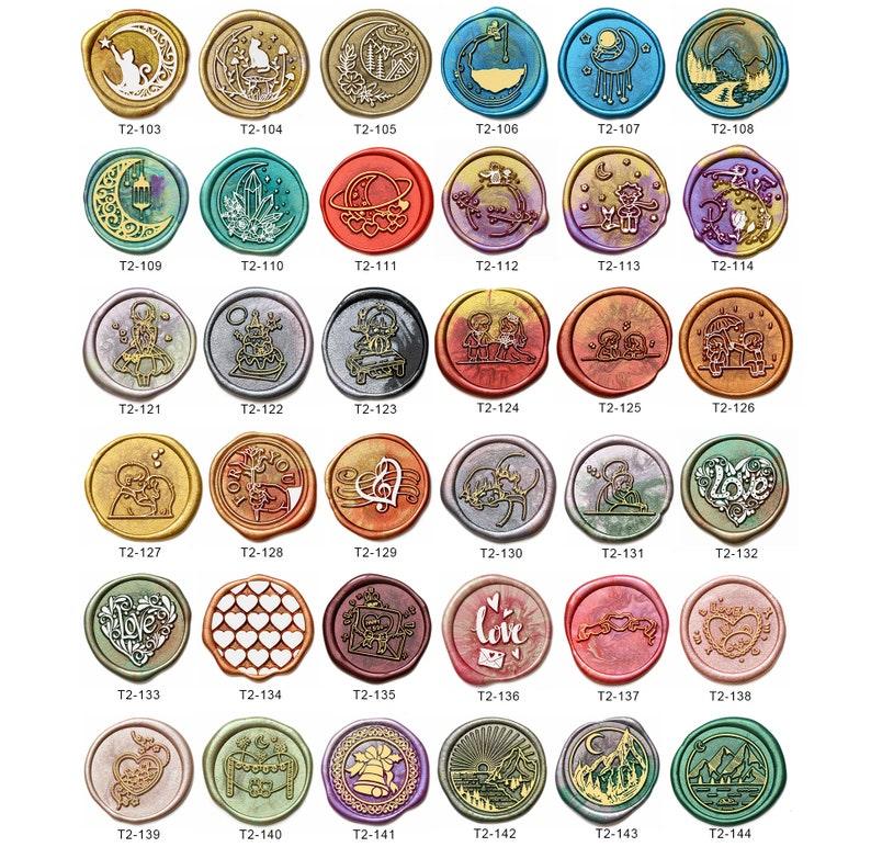 Personalized Wax Seal Stamp, Custom Sealing Wax Stamp, Wedding Invitation Wax Stamp Kit, Wedding Wax Seals Stamp. - wreathloveco