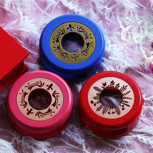 Wood Wax Seal Warmer, Wax Seal Melting Furnace Tool with Melting Spoon for Wax Sealing Stamp Wax Seal Sticks Sealing Wax Beads - wreathloveco